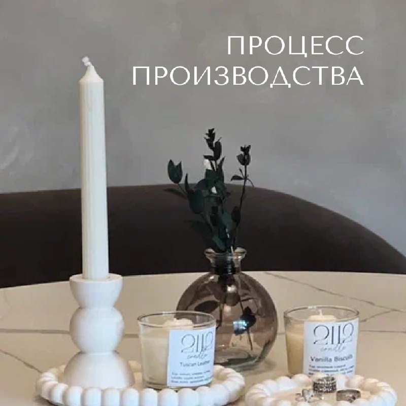 Процесс производства свечей